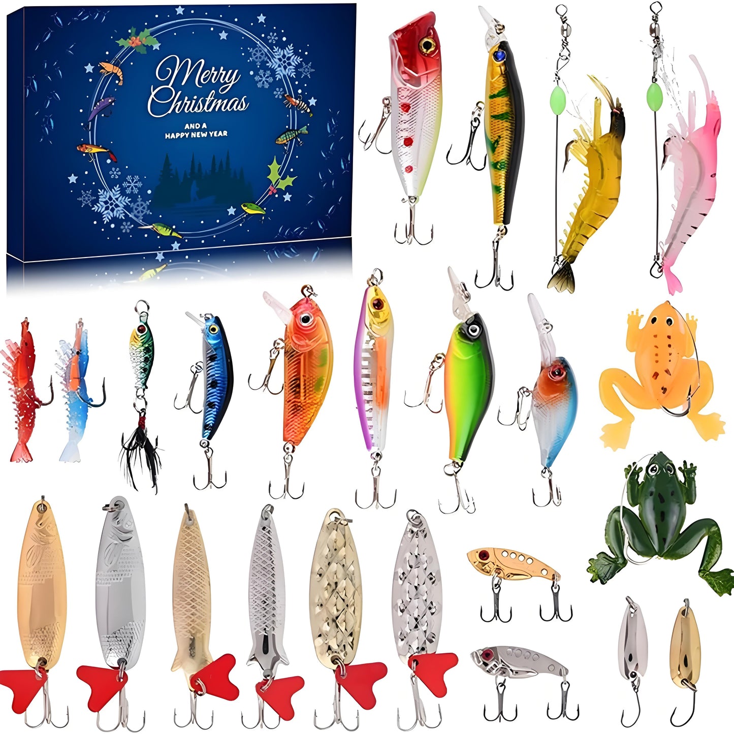š¤Black Friday 50% Offš4 Days Fishing Lure Advent Calendar
