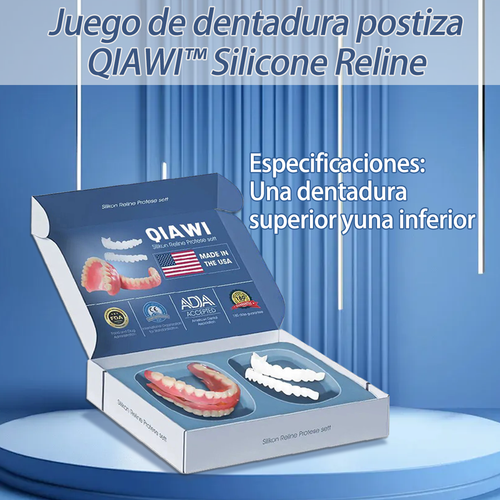 QIAWI™- Premium Custom Silicone Denture Set(Limited time discount Last 30 minutes)