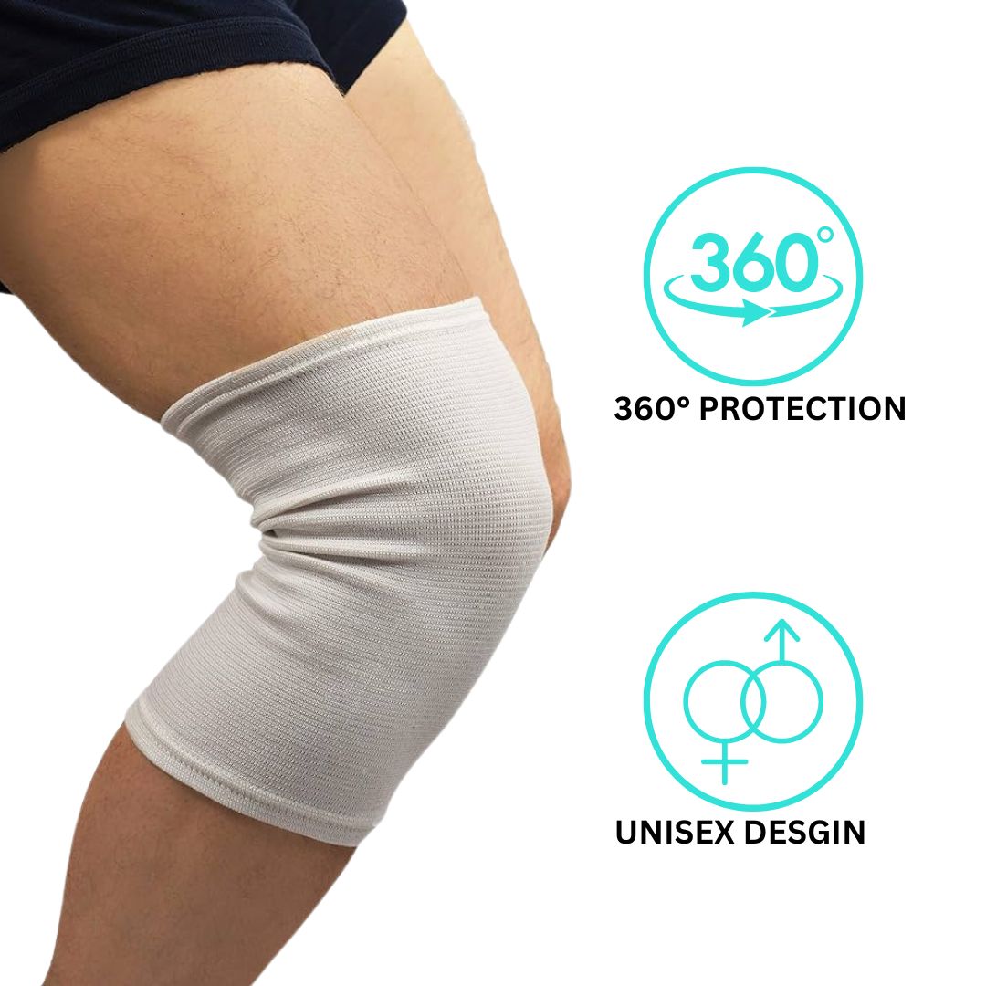 Bamboo Compression Knee Sleeves(Pack Of 2)(62% Off)