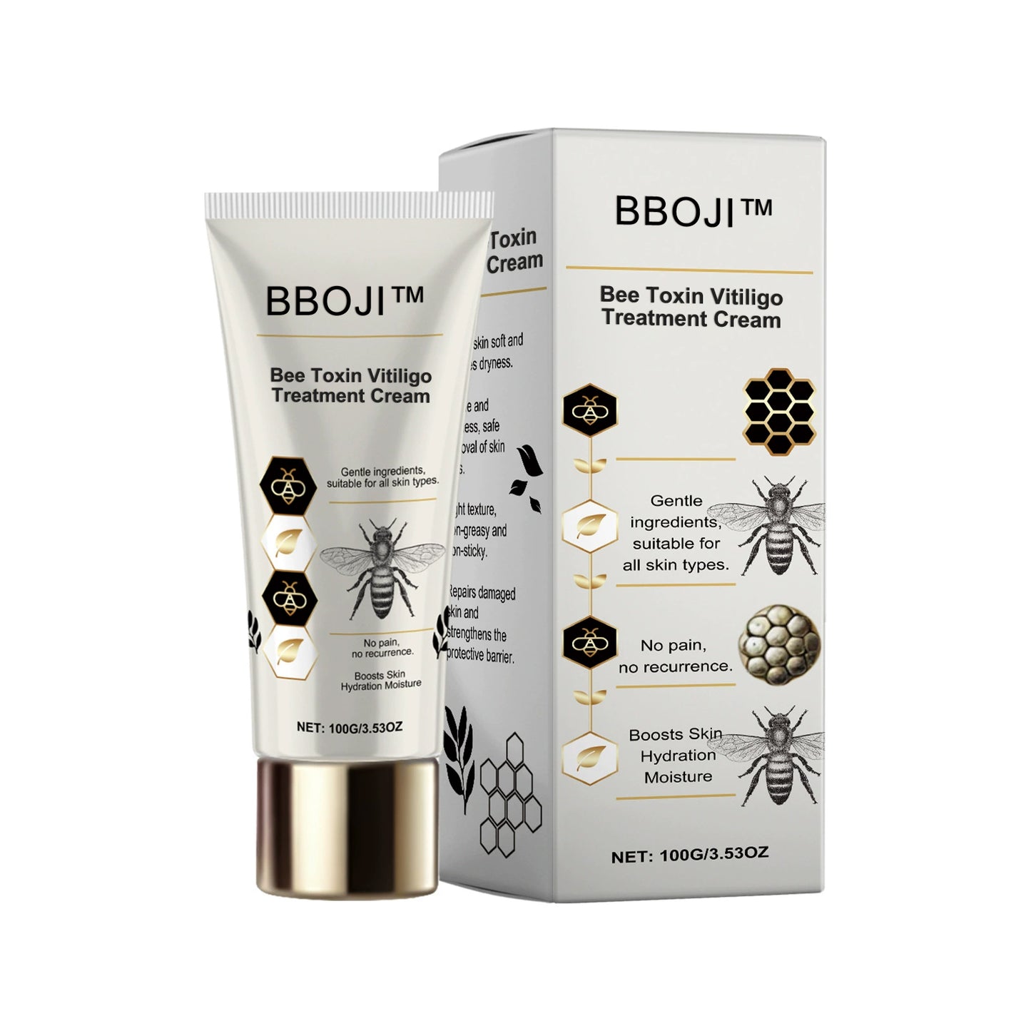 Final 3 Hours: 80% OFF 🔥BBOJI™ Bee Toxin Vitiligo Treatment Cream💖FDA recommends