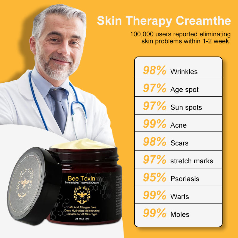 🗽Made and Shipped from USA👏Bee Toxin Multi-Effect All-in-One Skincare Cream (👨‍⚕️AAD Recommended)