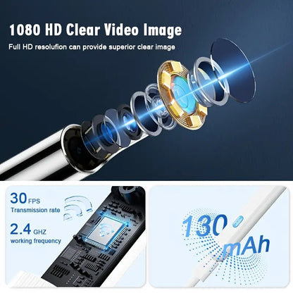 🗽Made in the USA👏9-in-1 Wireless Earwax Removal Kit with Camera and Light