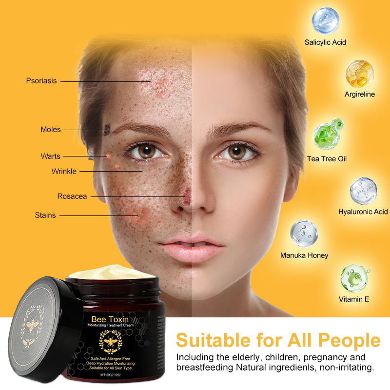 🗽Made and Shipped from USA👏Bee Toxin Multi-Effect All-in-One Skincare Cream (👨‍⚕️AAD Recommended)