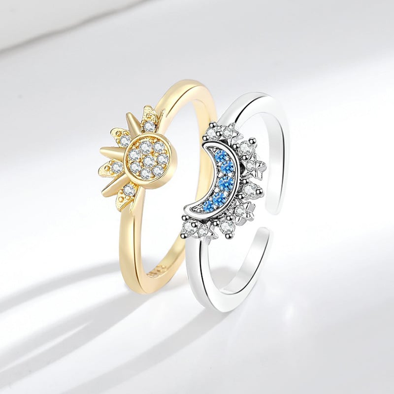 🎁Ring with sun and moon🎁