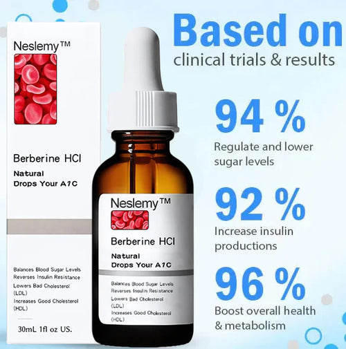 🔥LAST DAY 40% OFF 🔥Neslemy™ Berberine HCl  Sugar Down  Drops