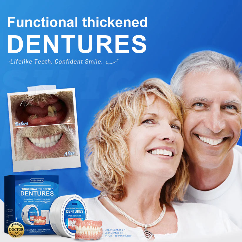 🗽Made in the USA🦷Functional thickened dentures✅ADA Approved