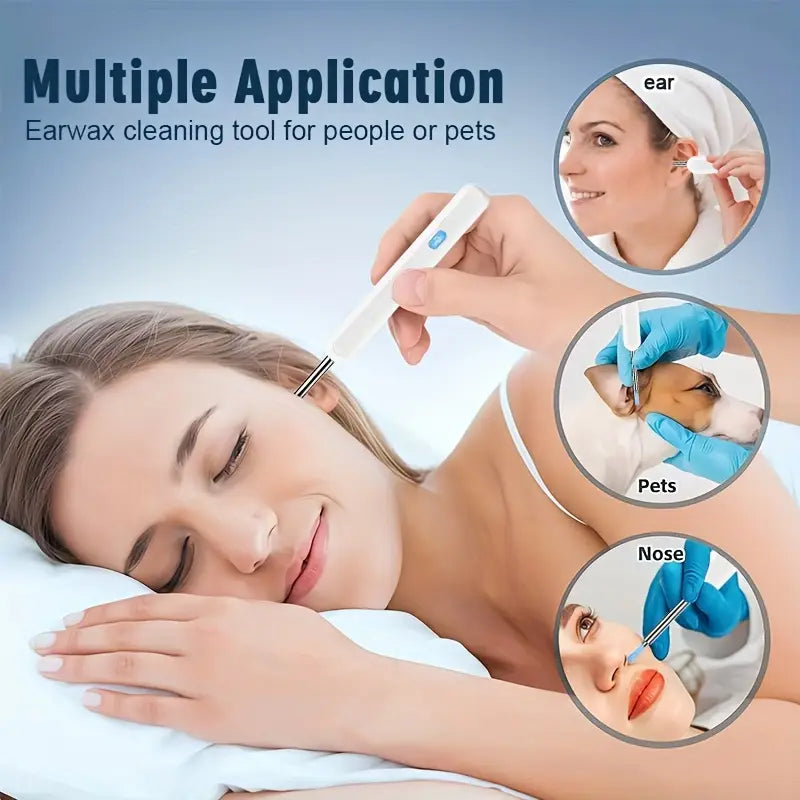 🗽Made in the USA👏9-in-1 Wireless Earwax Removal Kit with Camera and Light