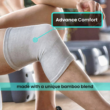 Bamboo Compression Knee Sleeves(Pack Of 2)(62% Off)