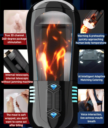 [Discreet Delivery]2025 Fully automatic, hands-free retractable relaxation cup
