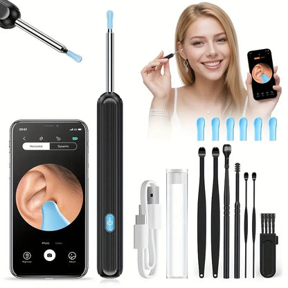🗽Made in the USA👏9-in-1 Wireless Earwax Removal Kit with Camera and Light