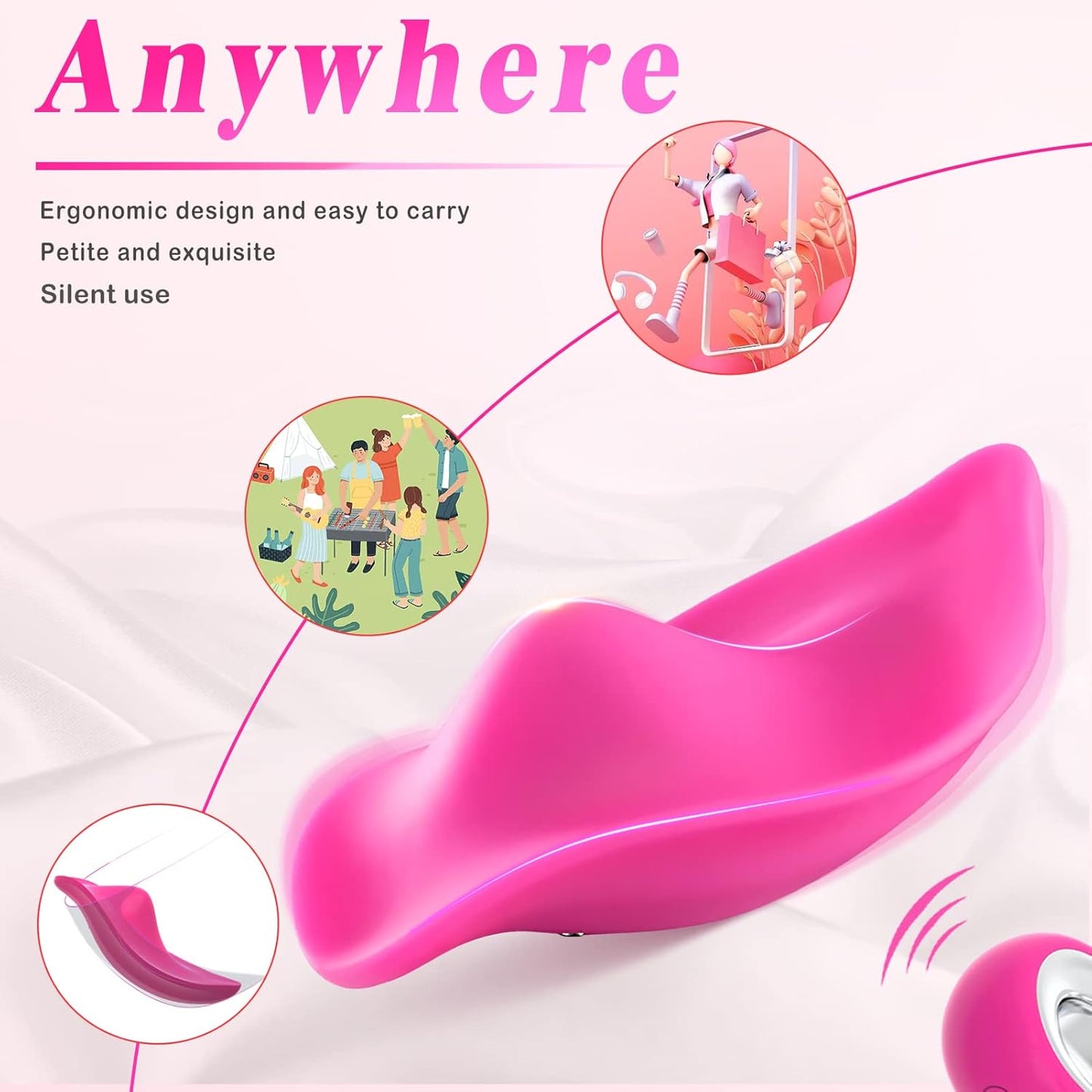 💥New Arrival for 2025💞 Limited Time 50% Discount💰 Wearable Bra Vibrator, 12 Vibration Modes