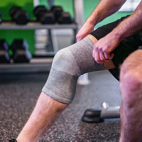 Bamboo Compression Knee Sleeves(Pack Of 2)(62% Off)
