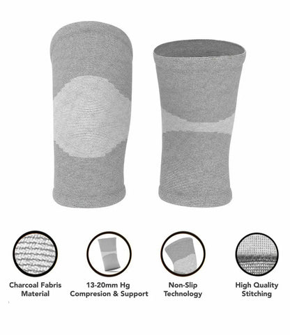 Bamboo Compression Knee Sleeves(Pack Of 2)(62% Off)